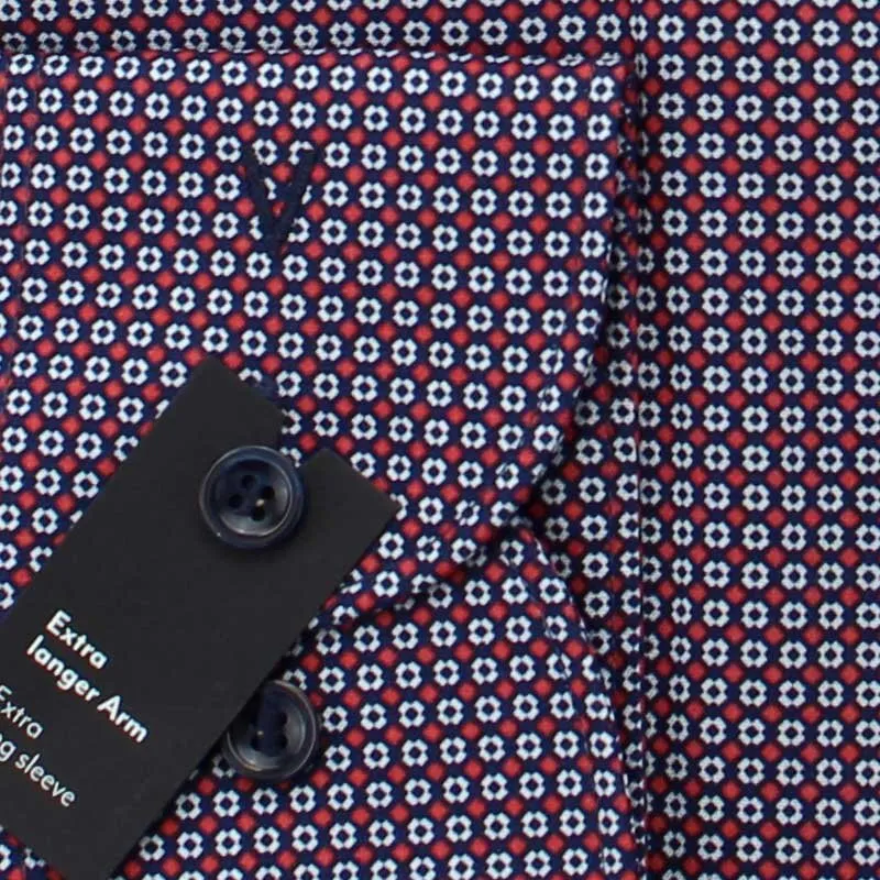 MARVELIS Shirt BODY FIT print extra long sleeve 69cm 39-40 (M)