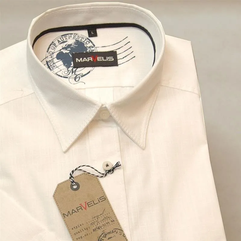 Marvelis Casual Hemd Freizeit Uni Kurzarm (5947-12-00)