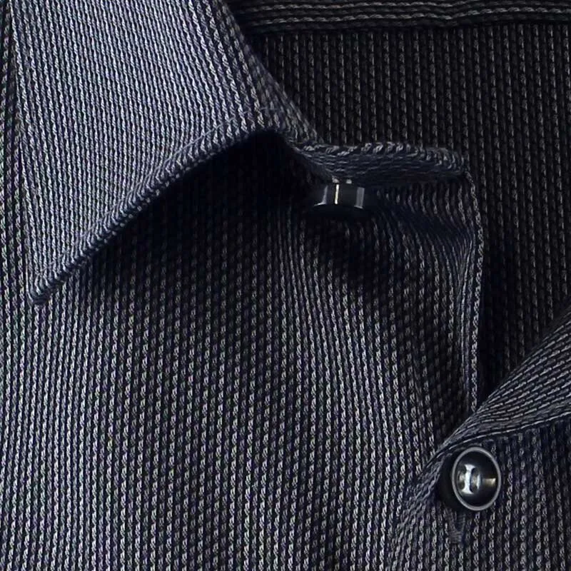 MARELIS BODY FIT jacquard camisa para hombres mangas largas 37-38 (S)