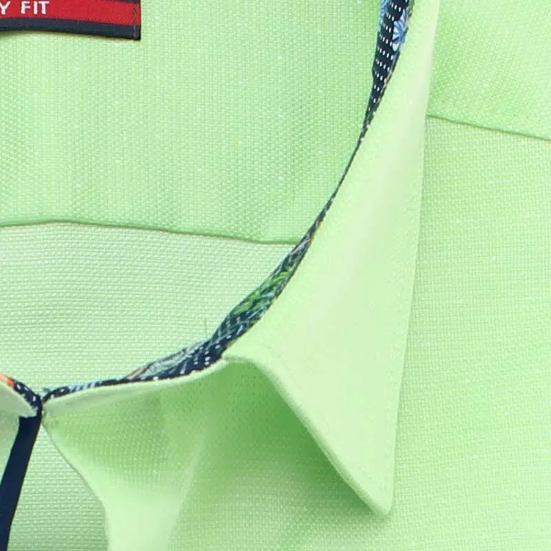 MARVELIS Hemd BODY FIT MICRO karo langarm tropical 43-44 (XL)