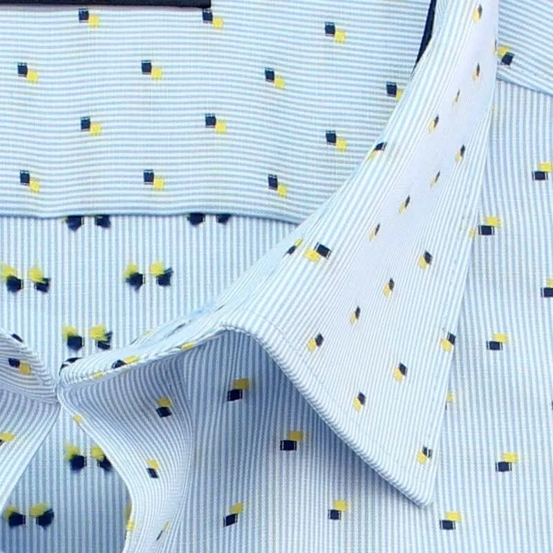 MARVELIS Hemd BODY FIT MICRO streifen langarm 41-42 (L)