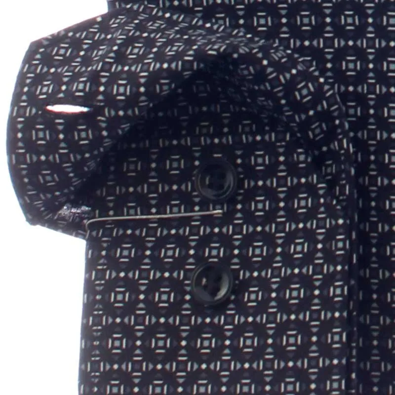 MARVELIS Shirt BODY FIT modern print long sleeve 39-40 (M)