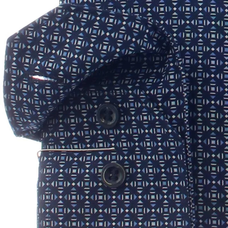 MARVELIS Shirt BODY FIT modern print long sleeve 43-44 (XL)