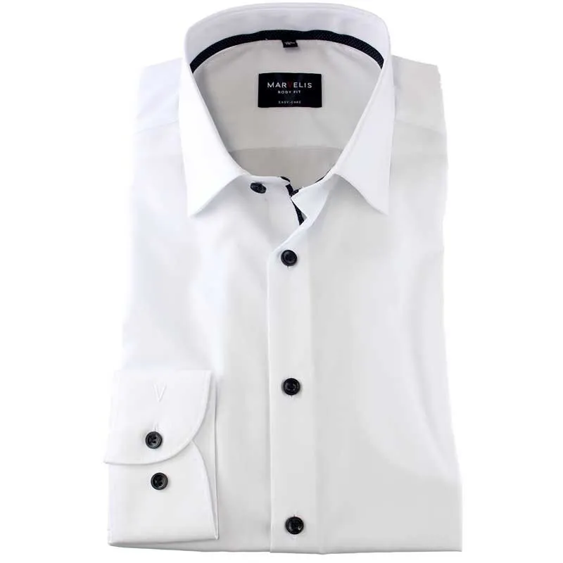 MARVELIS Shirt BODY FIT uni long sleeve 37-38 (S)