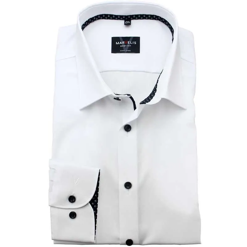 MARVELIS Shirt BODY FIT uni long sleeve 42 (L)