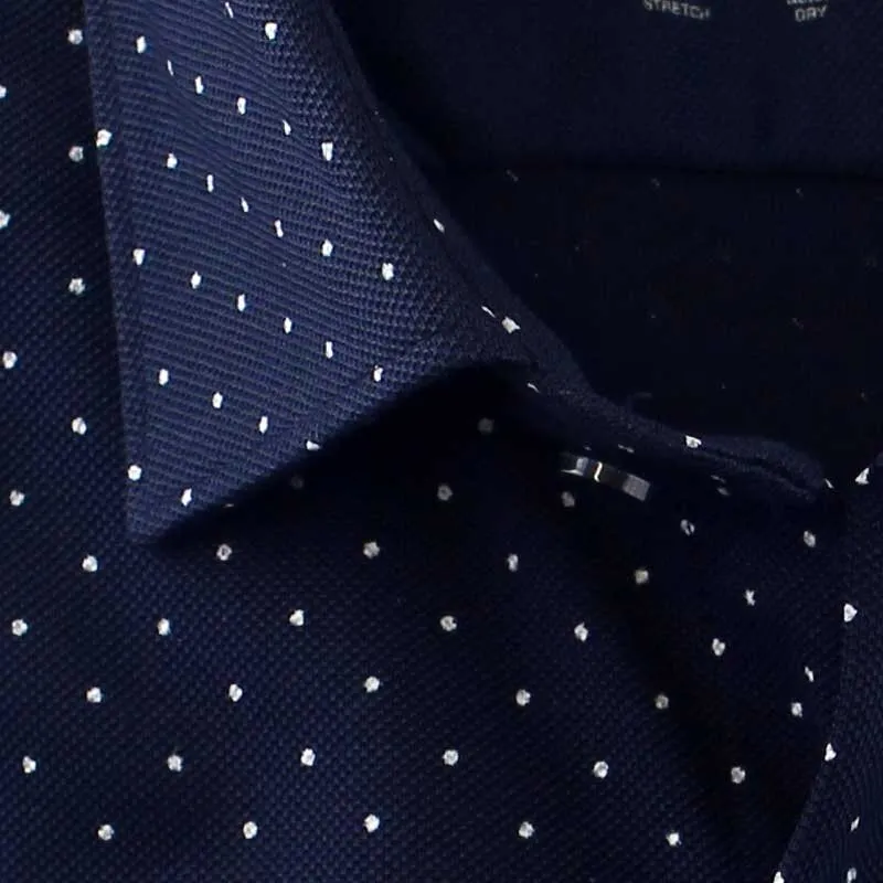 MARVELIS Jerseyhemd BODY FIT pique print EASY TO WEAR langarm 44 (XL)