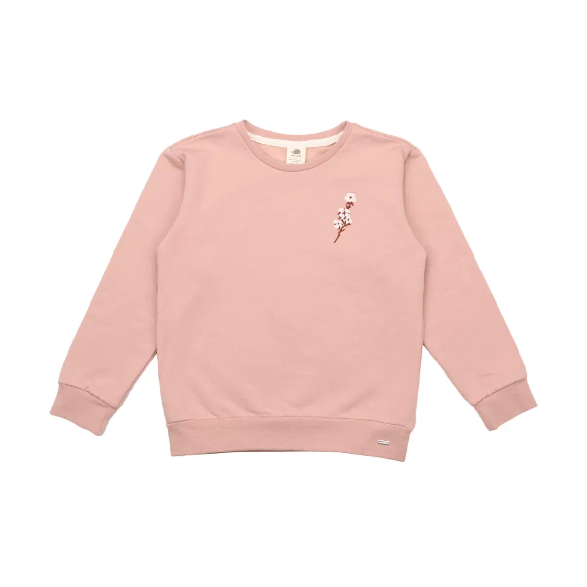 Walkiddy Mini Cottons Sweatshirt, Pullover, rosa mit Stickerei, MCCP32-501