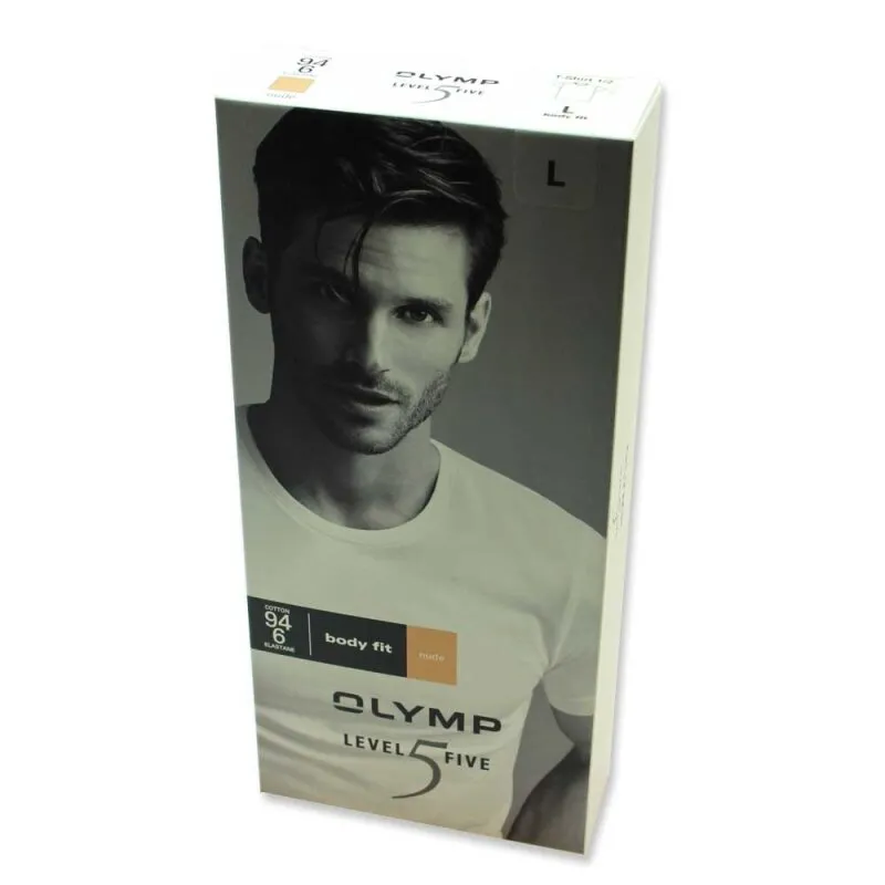 OLYMP T-Shirt LEVEL FIVE body fit UNSICHTBAR mit Rund-Ausschnitt