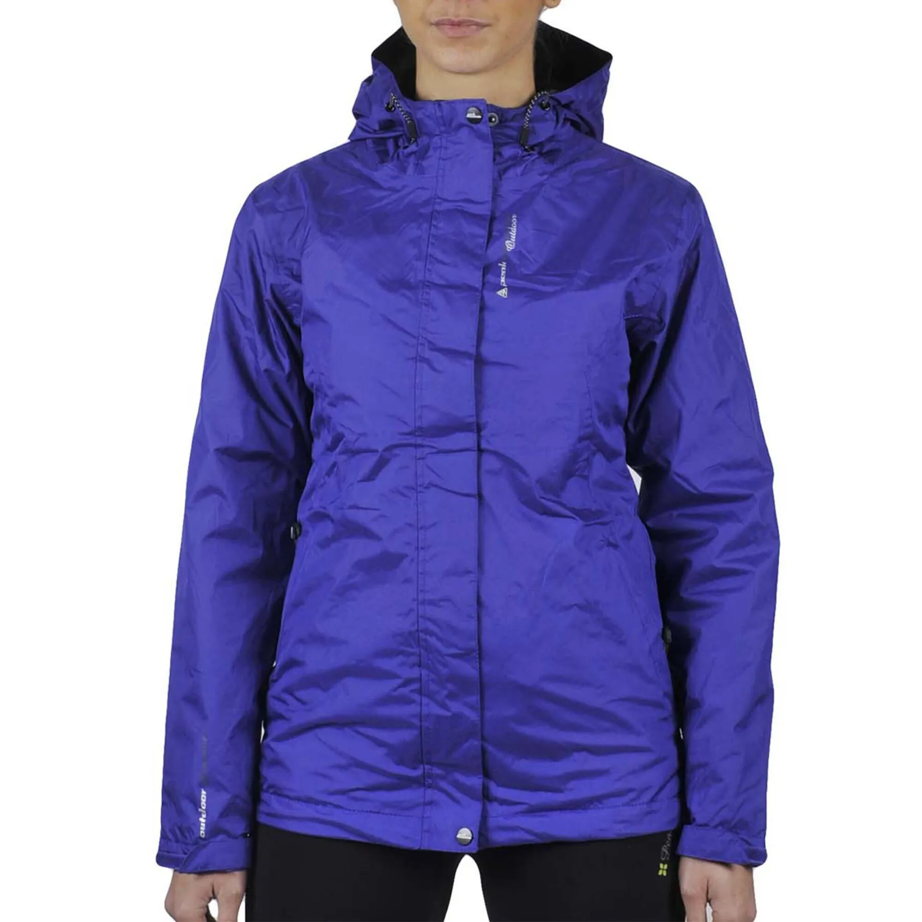 Damen doppelter Fleece-Windbreaker Peak Mountain Ajik