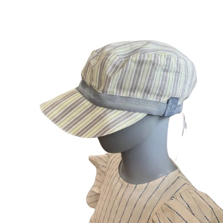 Pickapooh Mika BW kbA Streifen natur-kiwi-grau