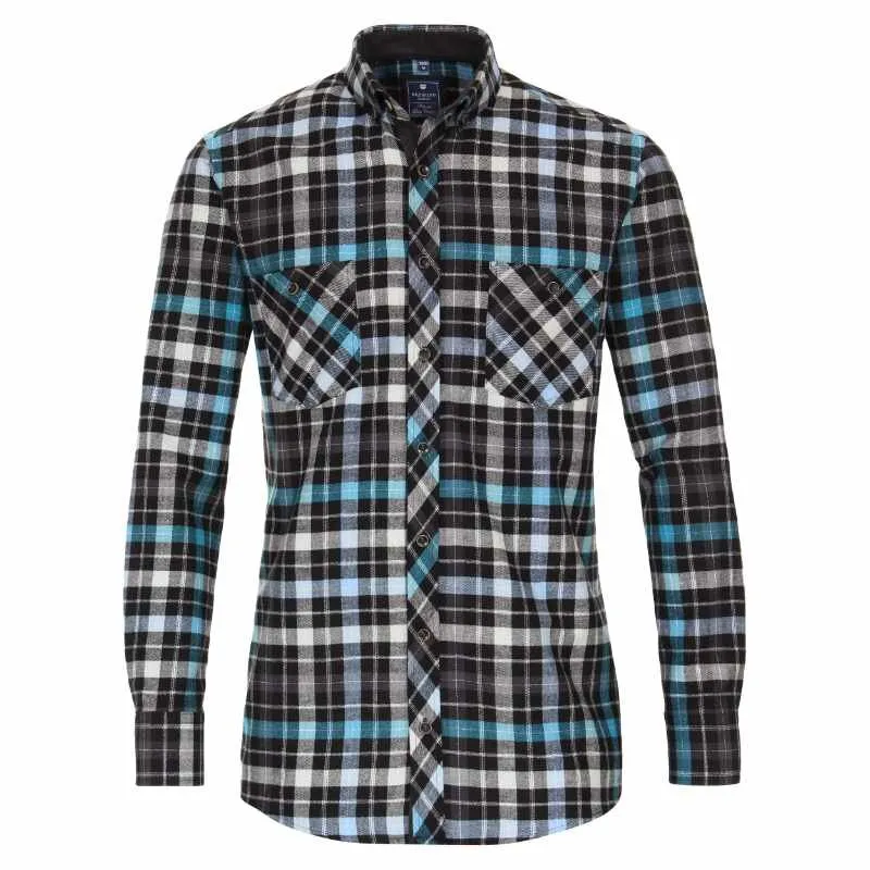 REDMOND chemise pour homme REGULAR FIT à manches longue 43-44 (XL)