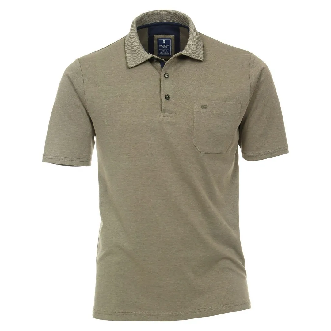 Redmond Polo Shirt Uni Grün 912 67