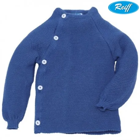 Reiff - Bio Pullover Schlüttli Wolle ozean