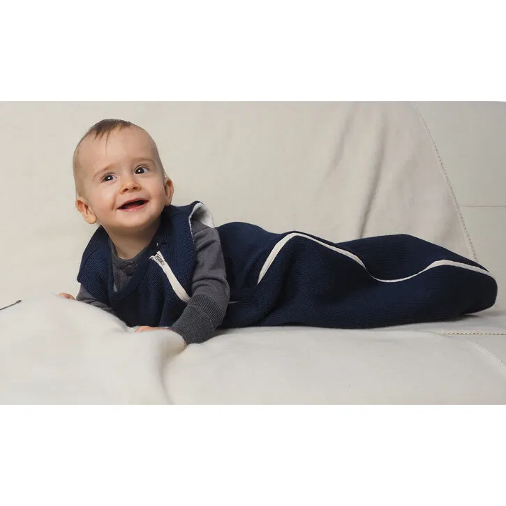 Reiff Schlafsack ohne Arm Wolle kbT mit Baumwollplüsch