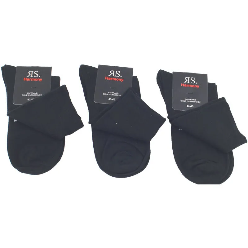 RS Harmony Extra Strumpf 3 Paar Schwarz 43-46