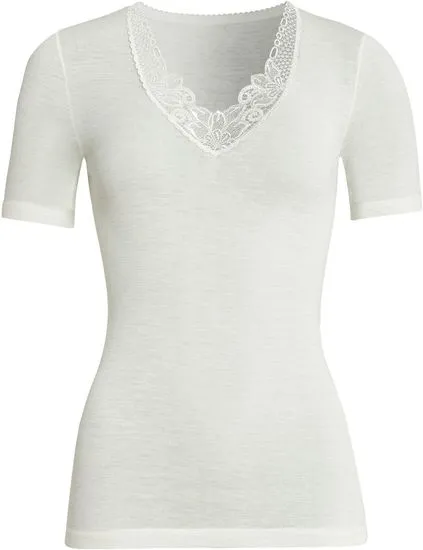 conta Damen Spenzer 1/4 Arm wollweiß 1-er Pack