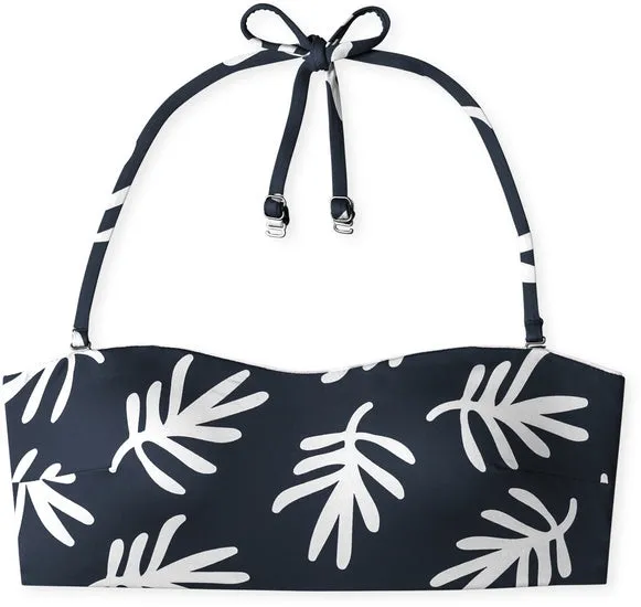 Schiesser Damen Bandeau Bikini Top dunkelblau-gem. 179201-835