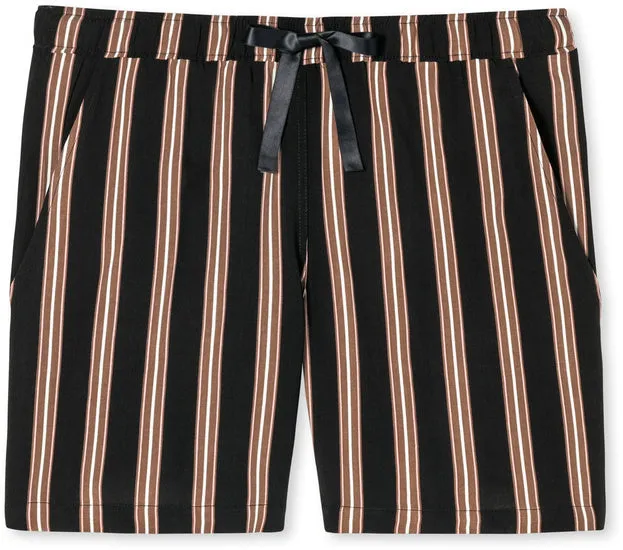 Schiesser Damen Hose kurz schwarz 176865-000