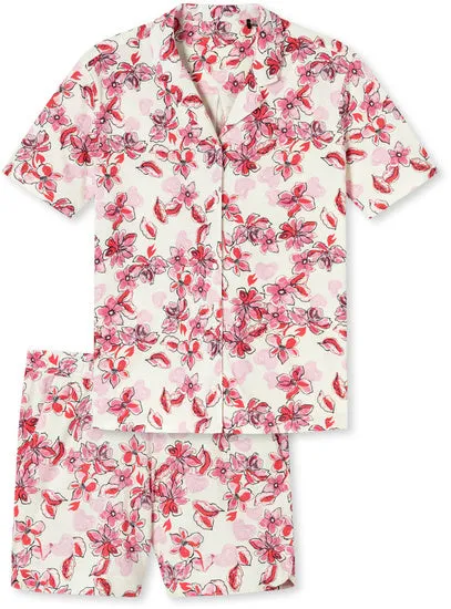 Schiesser Damen Pyjama kurz multicolor 1 176942-904