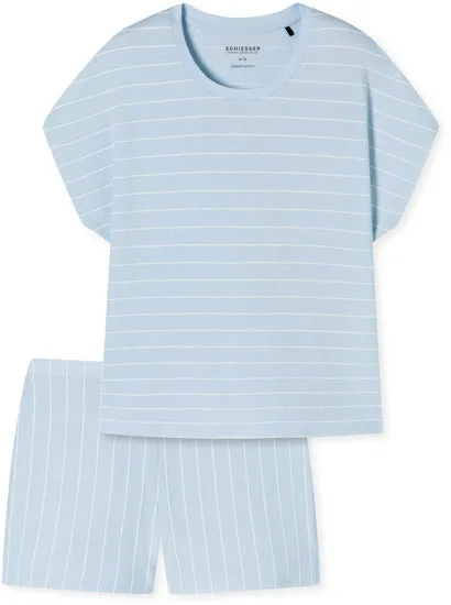 Schiesser Damen Schlafanzug kurz, 1/2 Arm air 179129-802