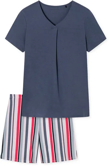 Schiesser Damen Schlafanzug kurz, 1/2 Arm multicolor 1 179246-904