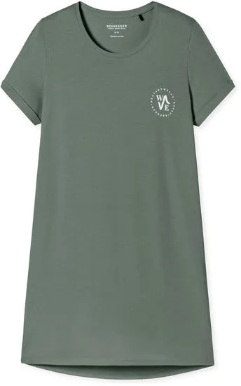 Schiesser Damen Sleepshirt 1/2 Arm, 85cm jade 179130-713