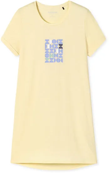 Schiesser Damen Sleepshirt 1/2 Arm, 85cm vanille 179130-607