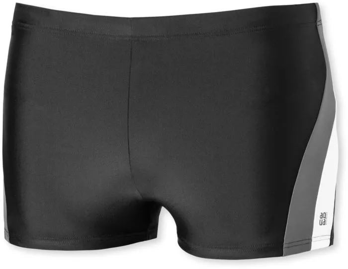 Schiesser Herren Badehose mit Bein schwarz 172768-000
