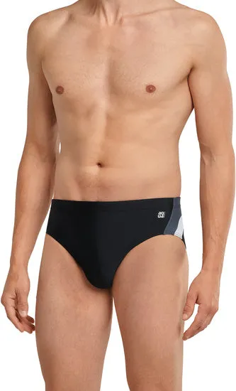 Schiesser Herren Badehose Slip schwarz 172767-000