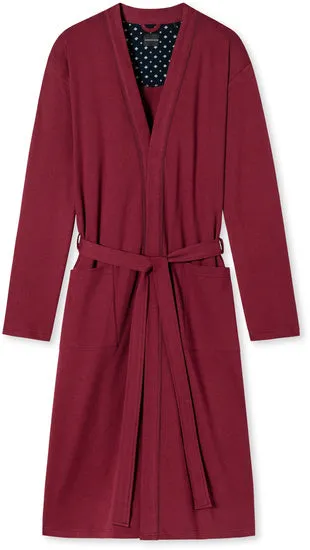 Schiesser Herren Bademantel bordeaux 178407-502