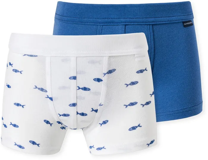 Schiesser Kleinkinder Jungen 2er Pack Shorts sortiert 1 179009-901