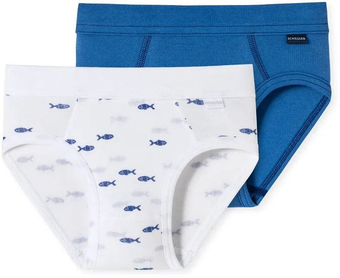 Schiesser Kleinkinder Jungen 2er Pack Sportslips sortiert 1 179008-901