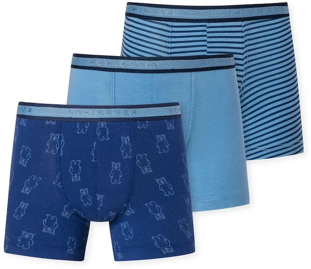 Schiesser Kleinkinder Jungen 3er Pack Shorts sortiert 1 180036-901