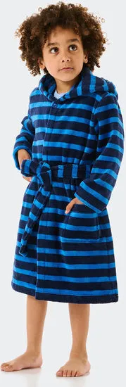 Schiesser Kleinkinder Jungen Bademantel dunkelblau 179497-803