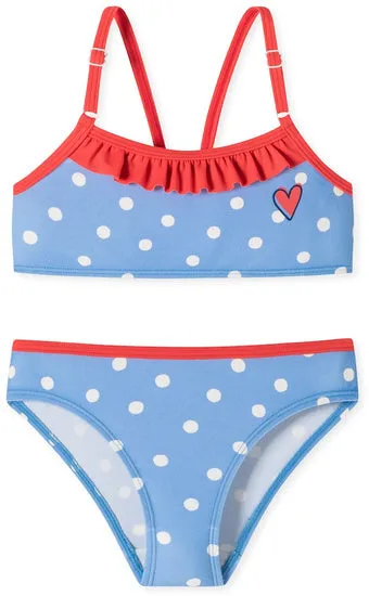Schiesser Kleinkinder Mädchen Bustier Bikini Set hellblau 180935-805