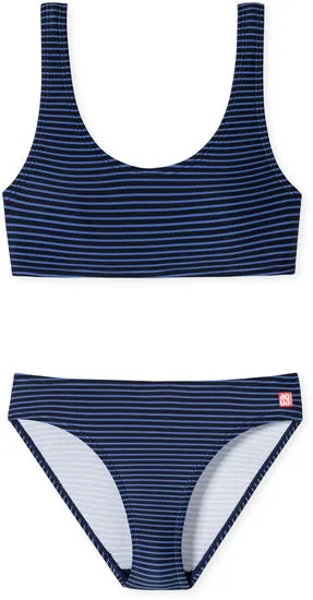 Schiesser Schüler Mädchen Bustier Bikini Set Mädchen dunkelblau 179158-803