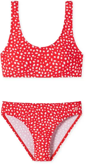 Schiesser Schüler Mädchen Bustier Bikini Set Mädchen rot 179158-500
