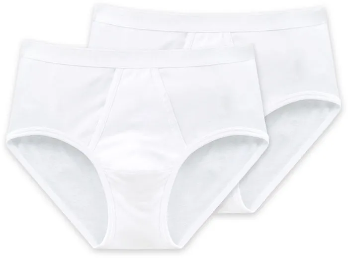 Schiesser Herren 2er Pack Sportslip weiß 005136-100