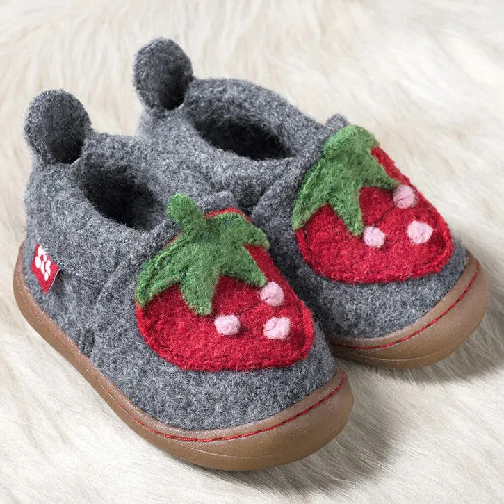 Pololo WOLL PRIMERO ERDBEERE graphit berry