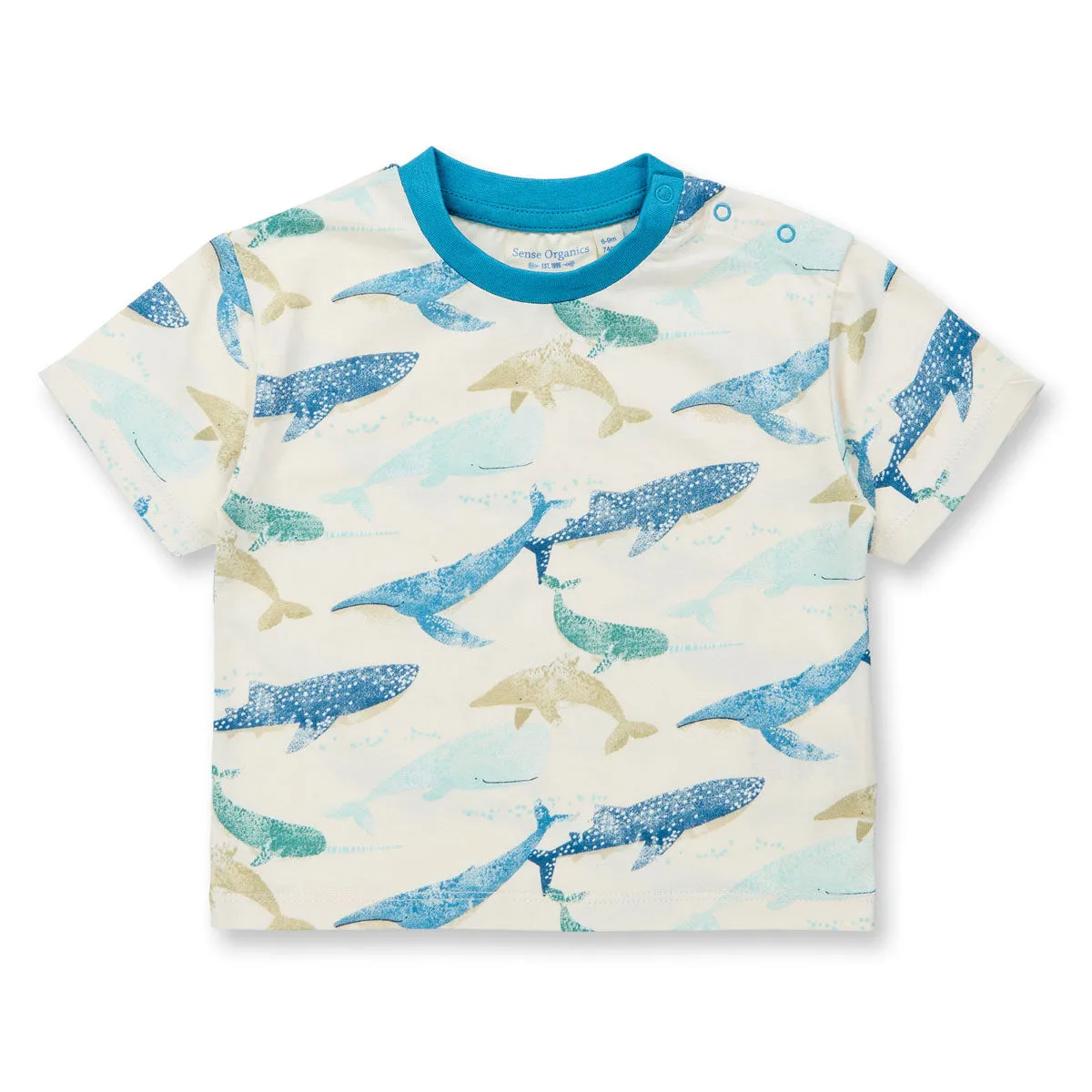 Sense Organics Baby T-Shirt Waal-Motiv Bio Baumwolle