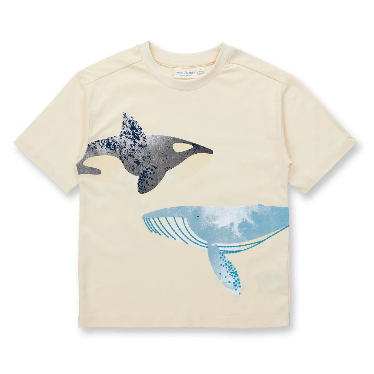 Sense Organics Kinder T-Shirt Wal-Motiv Bio Baumwolle