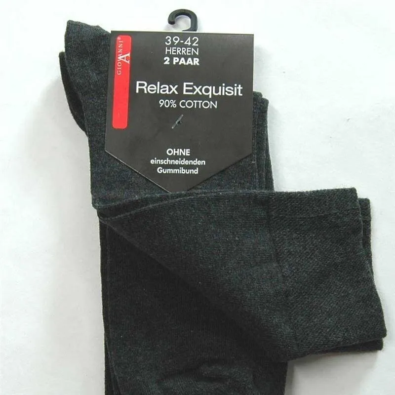2 Paar Socken ohne einschneidenden Gummibund (85572-942)