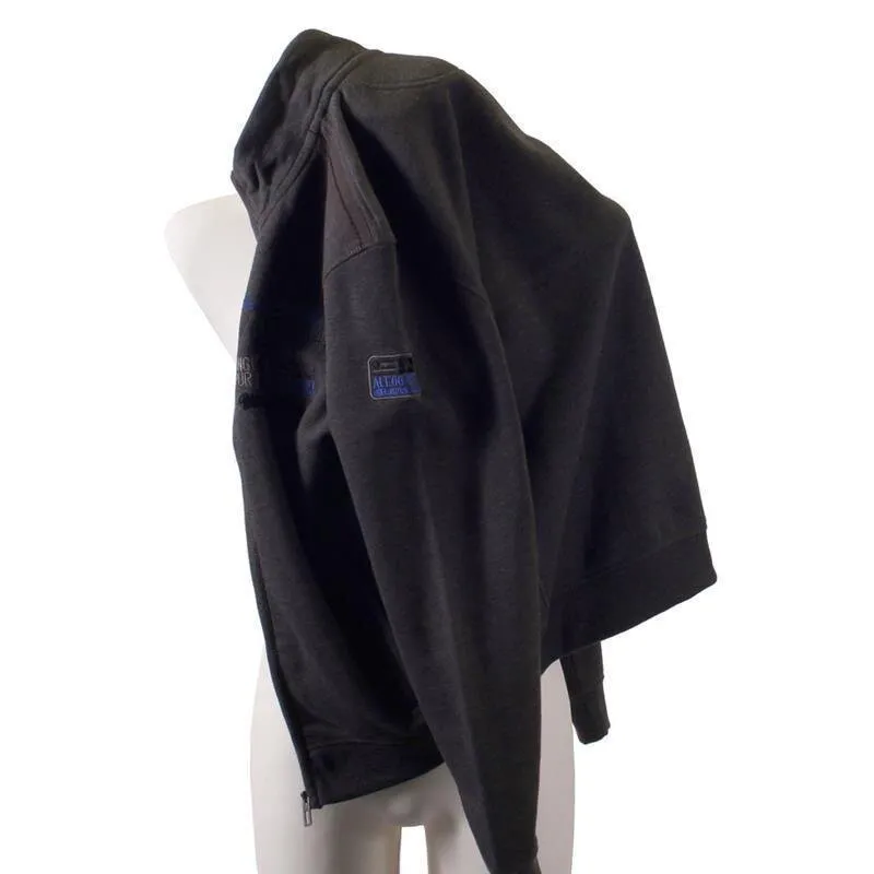 Sportliche Freizeit Fleece Jacke für Herren mit Patches