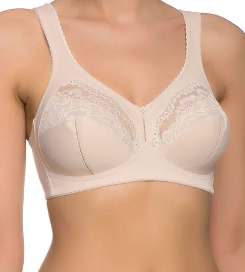 Triumph Allegra Damen Miederwaren BH kurz Mittelträger ohne Bügel teint