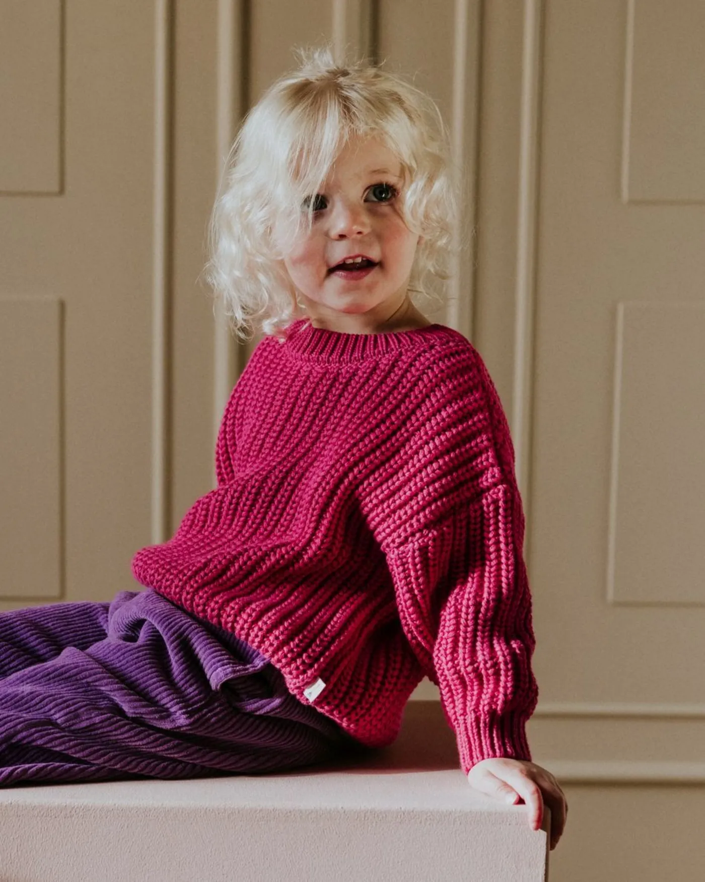 Yuki Kinder-Strickpullover